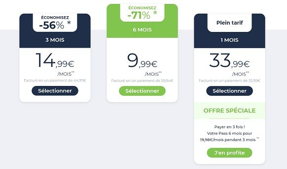 Quels sont les prix sur le site ?